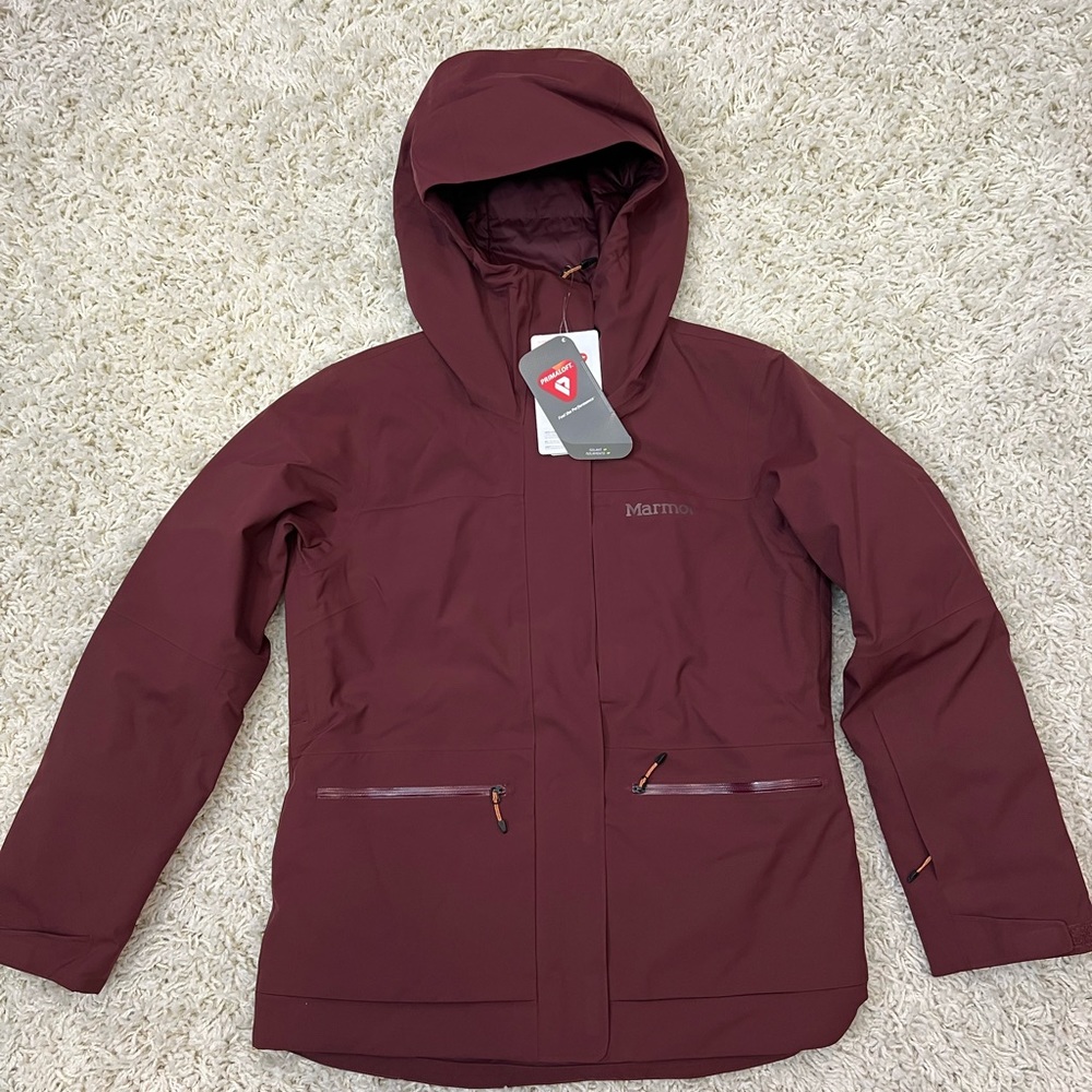 Marmot Women’s Refuge Jacket - Size Medium Maroon NWT
